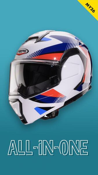 Caberg Trip: the modular helmet that combines tradition and innovation