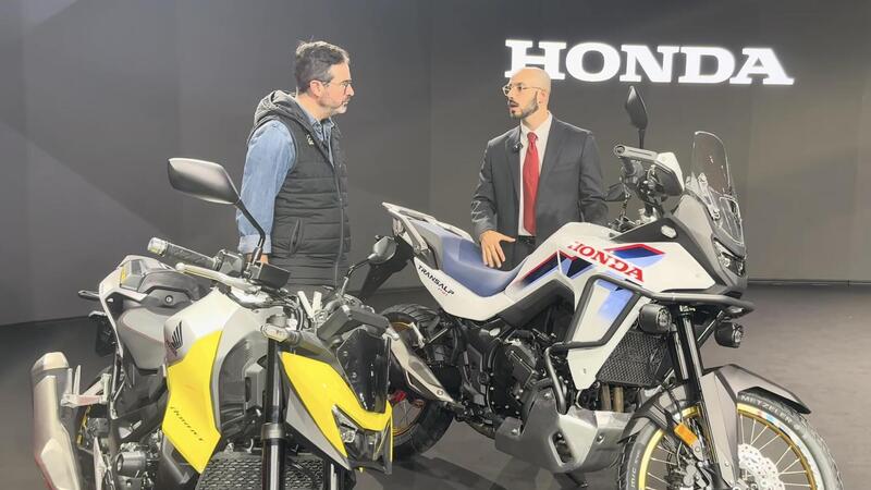 Honda Hornet 750 e Transalp con e-Clutch - Tecnologia e Versatilit&agrave; | EICMA 2025 [VIDEO]