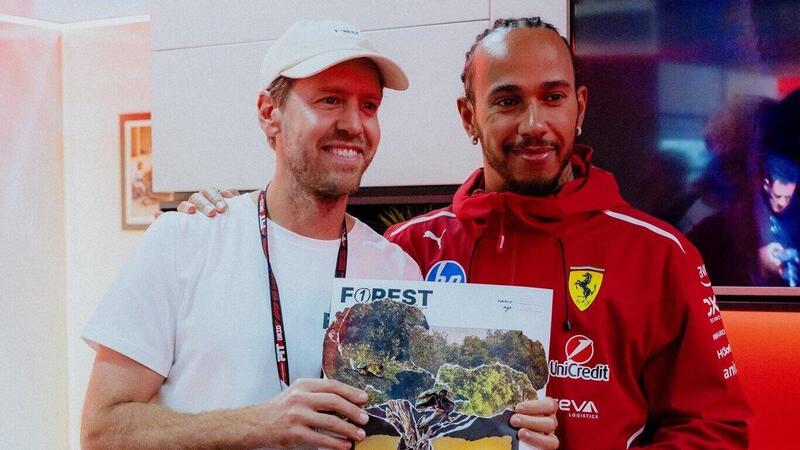 F1. &ldquo;&Egrave; l&rsquo;unico insieme a me a parlare di argomenti seri&rdquo;: Lewis Hamilton loda Sebastian Vettel, presente a Interlagos. E della causa di Felipe Massa dice&hellip; 