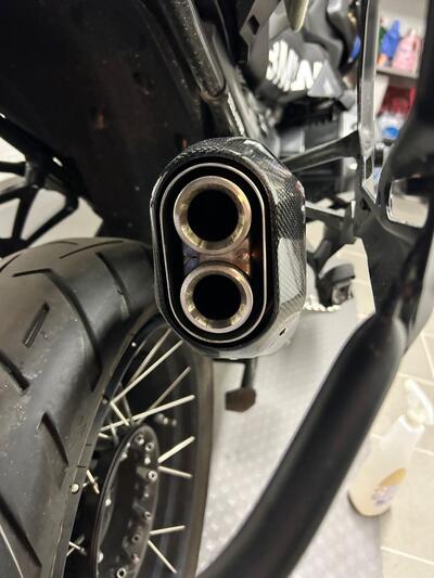 HP Corse SPS SHORT CARBON TITANIUM BMW GS 1250 201