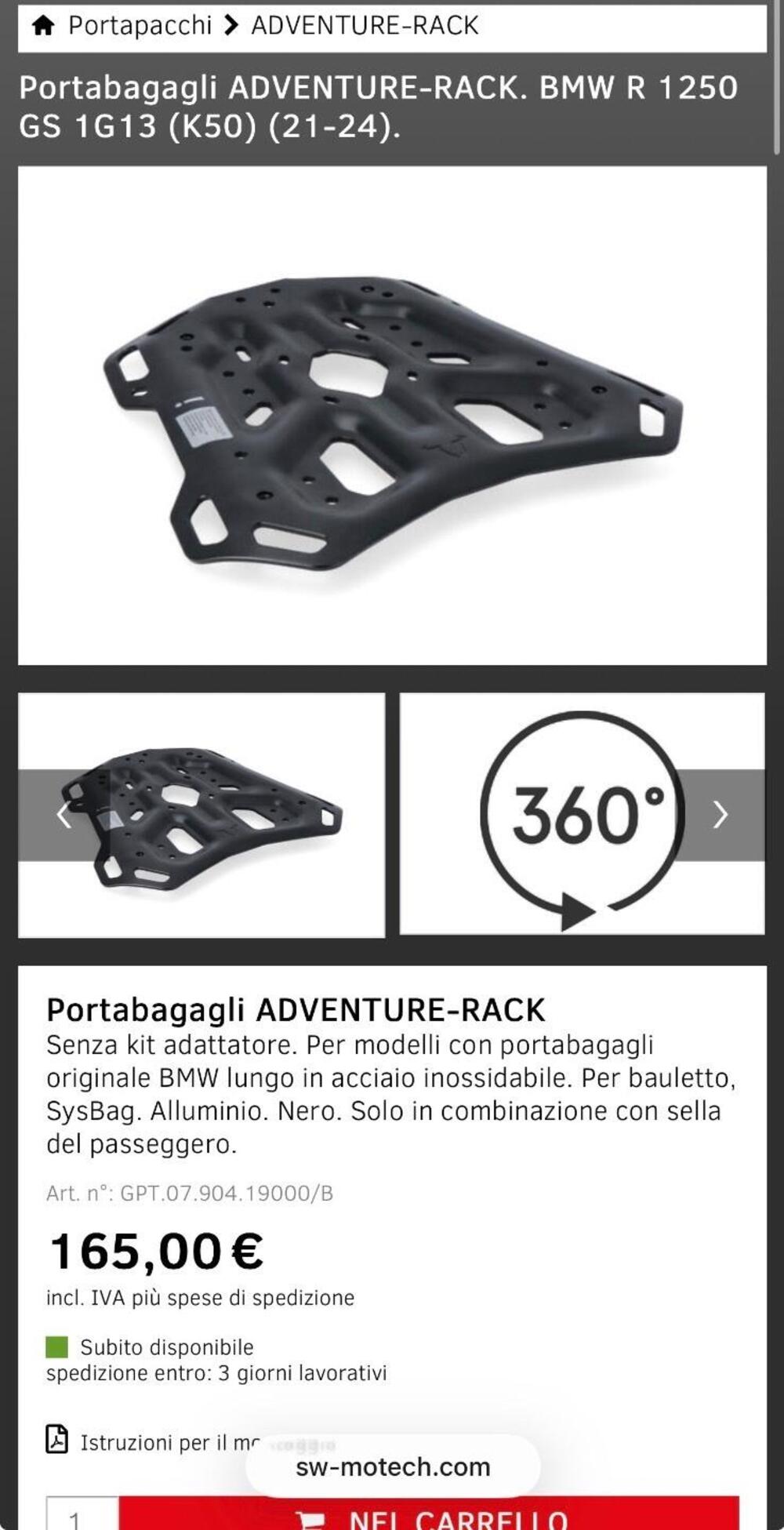 Borse SW Mototech Dusc GS 1200/1250 anni 2018/2024 Sw-Motech (2)