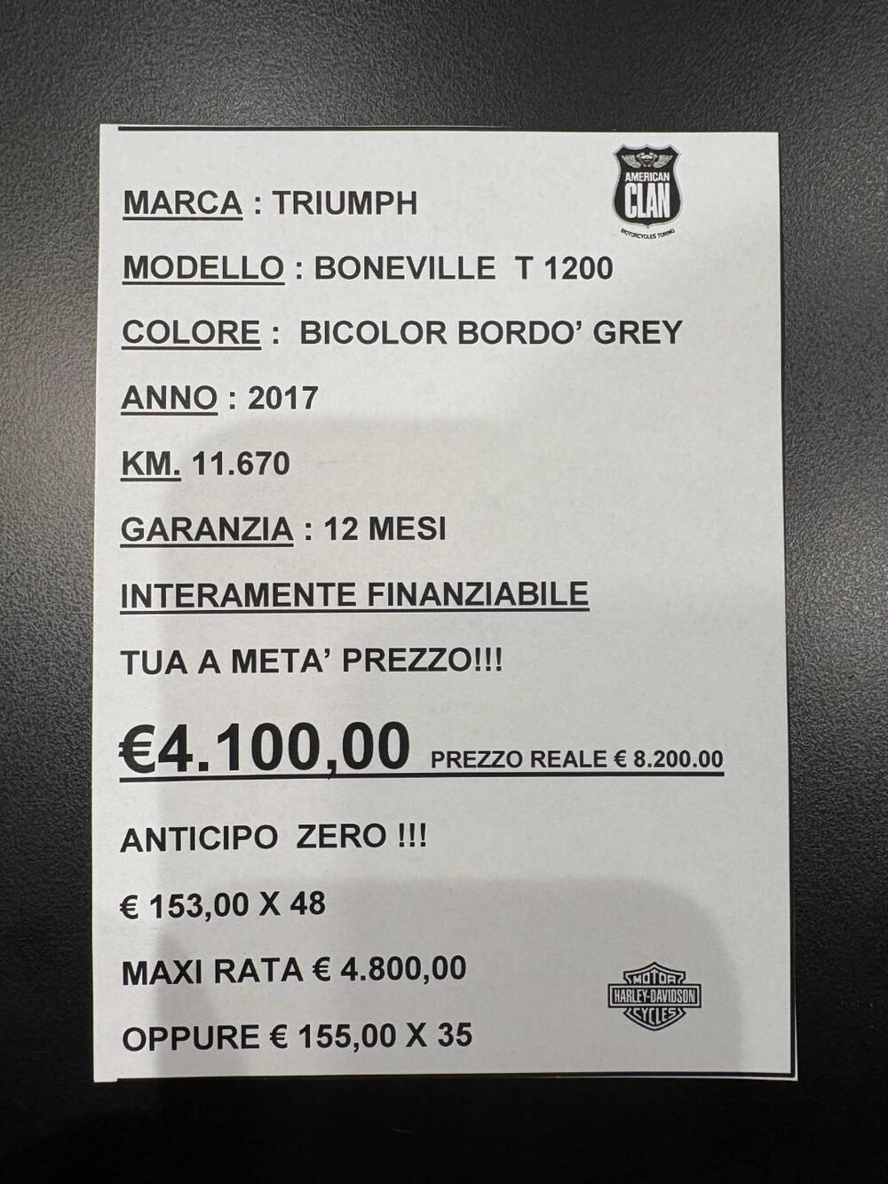 Triumph Bonneville T120 (2016 - 20) (2)