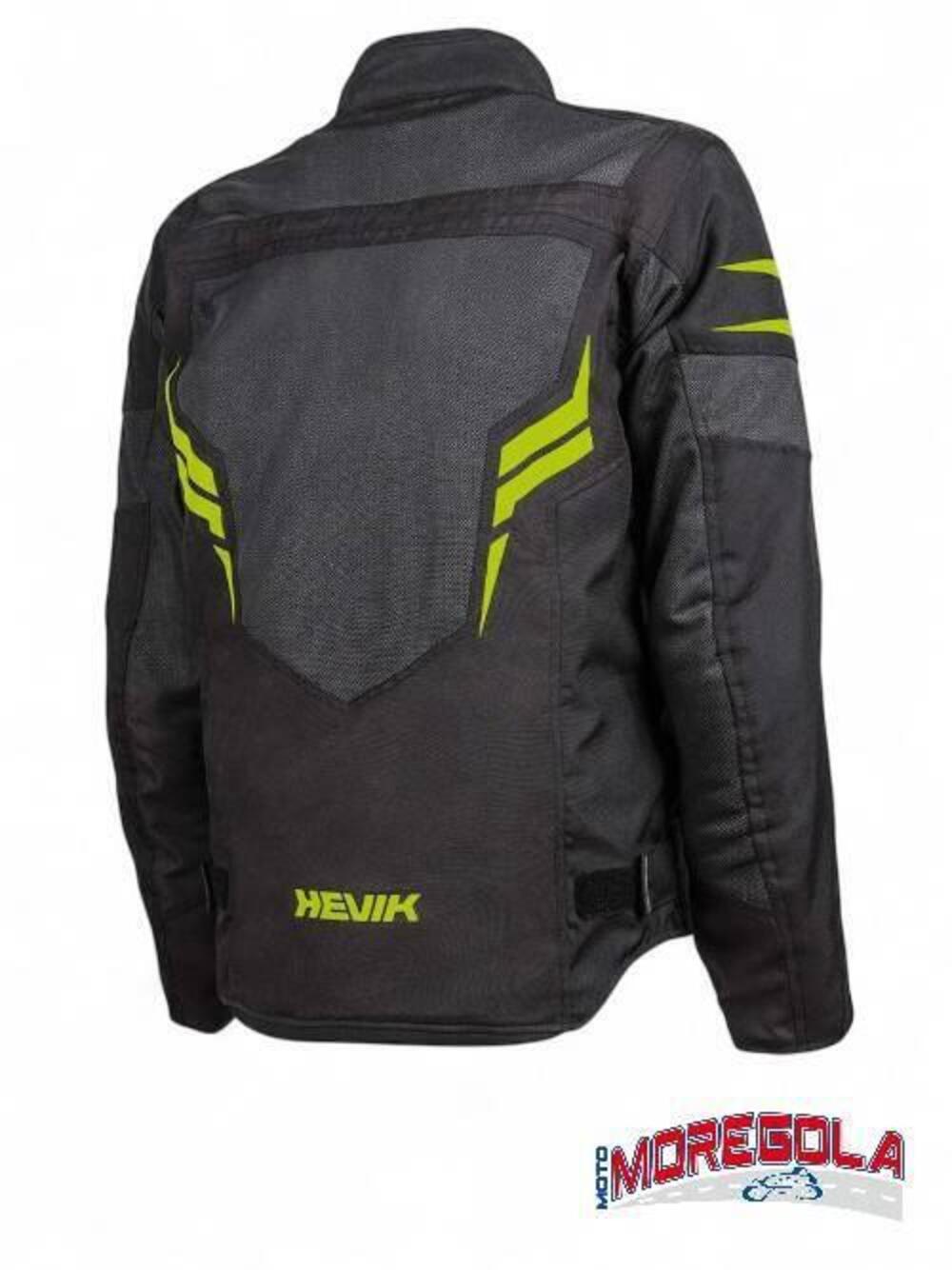 Giubbotto HEVIK mod. Ikaro Light WP Nero/Giallo fl (2)