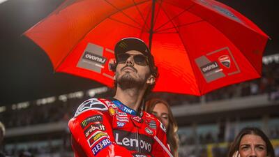 MotoGP 2025. GP del Portogallo. Pecco Bagnaia: "Il terzo posto nel mondiale? Lo merita di pi&ugrave; Marco Bezzecchi"