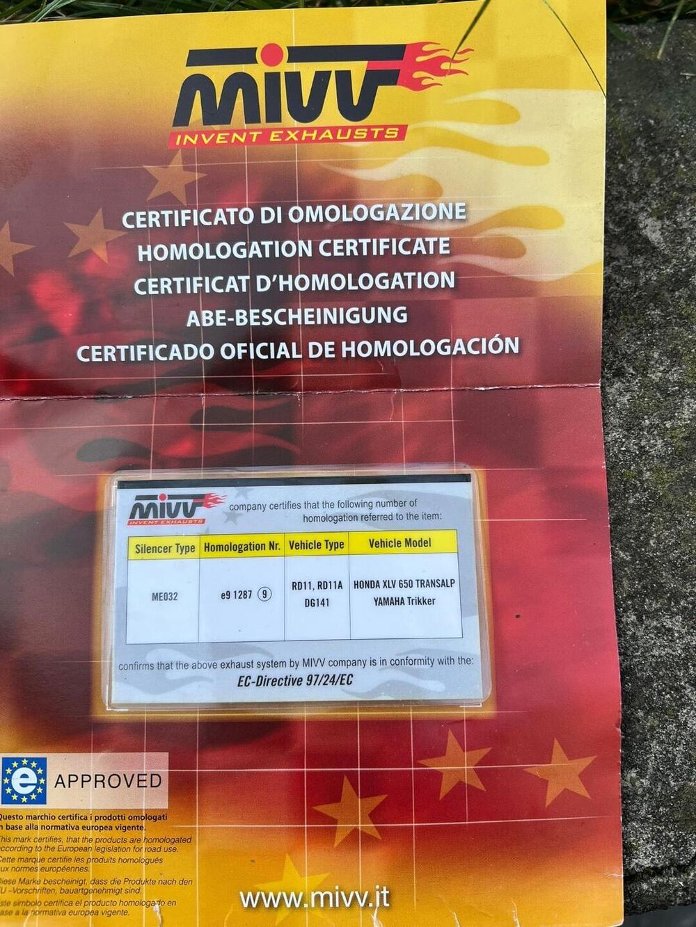 Terminale scarico Honda Transalp XLV650 e Yamaha T Mivv (2)