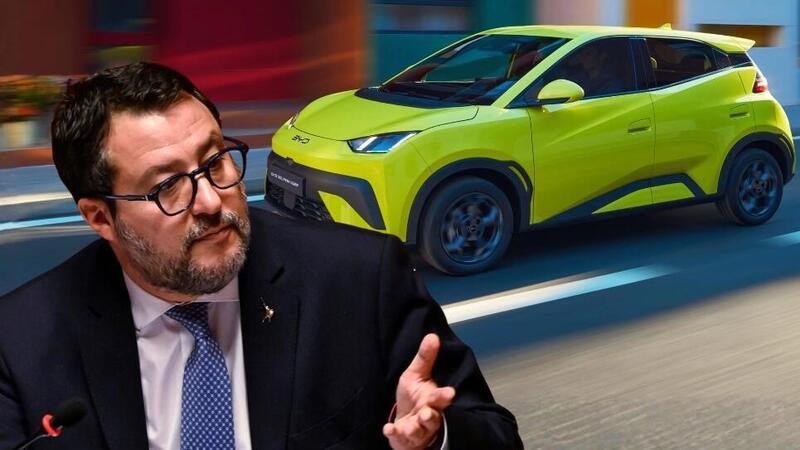 Matteo Salvini: &ldquo;BYD? Tecnologia ed estetica meglio delle europee&rdquo;. E sul Green Deal: &ldquo;Suicidio annunciato, va azzerato&rdquo;