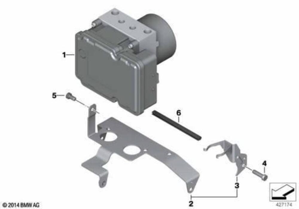 Modulatore di pressione ABS BMW