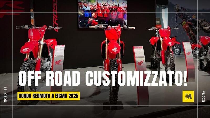 RedMoto ad EICMA 2025: cross, enduro, motard e... la moto da flat track di Troy Bayliss [VIDEO]