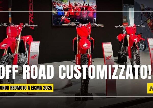 RedMoto ad EICMA 2025: cross, enduro, motard e... la moto da flat track di Troy Bayliss [VIDEO]