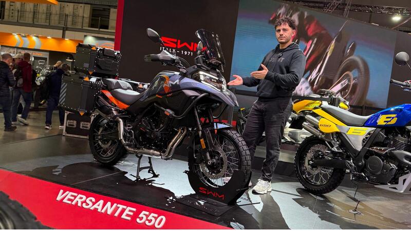 SWM a Eicma 2025: ecco la nuova Versante 550 e la Super Six 650 [VIDEO]