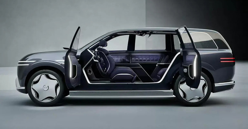 Genesis GV90: il SUV elettrico di lusso con portiere &ldquo;alla Rolls-Royce&rdquo;