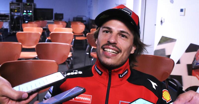 MotoGP 2025. GP di Valencia. Nicol&ograve; Bulega, l'aerodinamica e i sorpassi in MotoGP: "Tante moto davanti, freni e sembra di entrare in un tunnel senza vento"