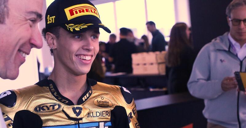 MotoGP 2025. GP di Valencia. Moto2: Diogo Moreira &egrave; campione del mondo! Vince la gara Izan Guevara