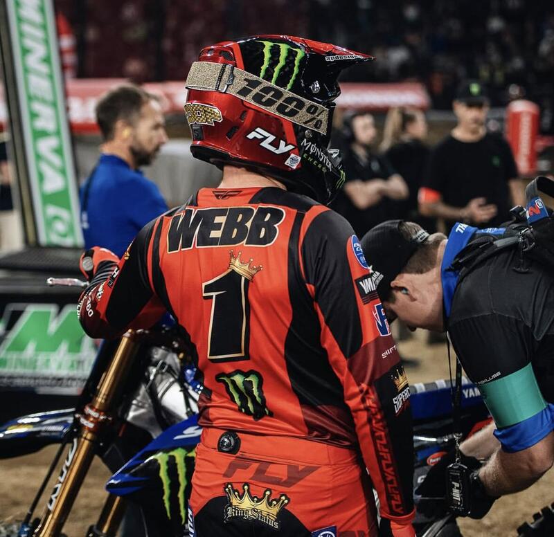 Cooper Webb con il numero 1 da King of Paris
