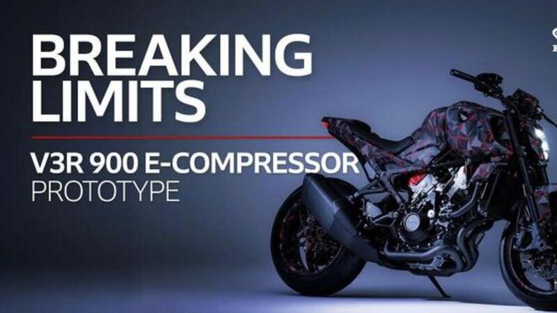 Honda V3R 900 E-Compressor Prototype: il video [VIDEO]