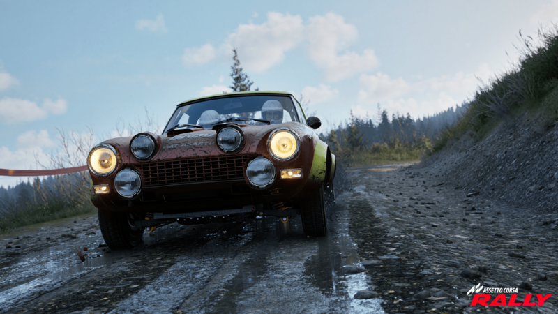 La Fiat-Abarth 124 Spider Gr. 2 in Assetto Corsa Rally