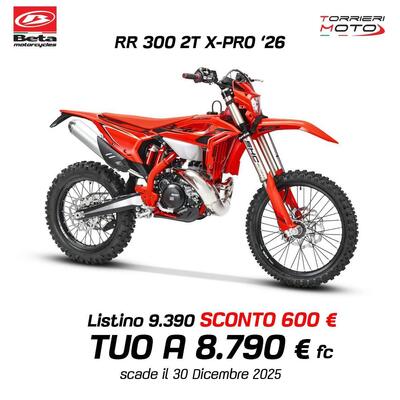 Betamotor RR X-PRO 300 2T Enduro (2026) nuova