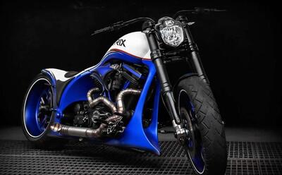 Harley-Davidson Fat Boy Special Crazy Wolf d&#039;epoca