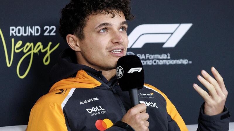 F1. &ldquo;La macchina &egrave; migliorata, ma la differenza pi&ugrave; grande sono io&rdquo;: Norris a Las Vegas per il titolo 2025