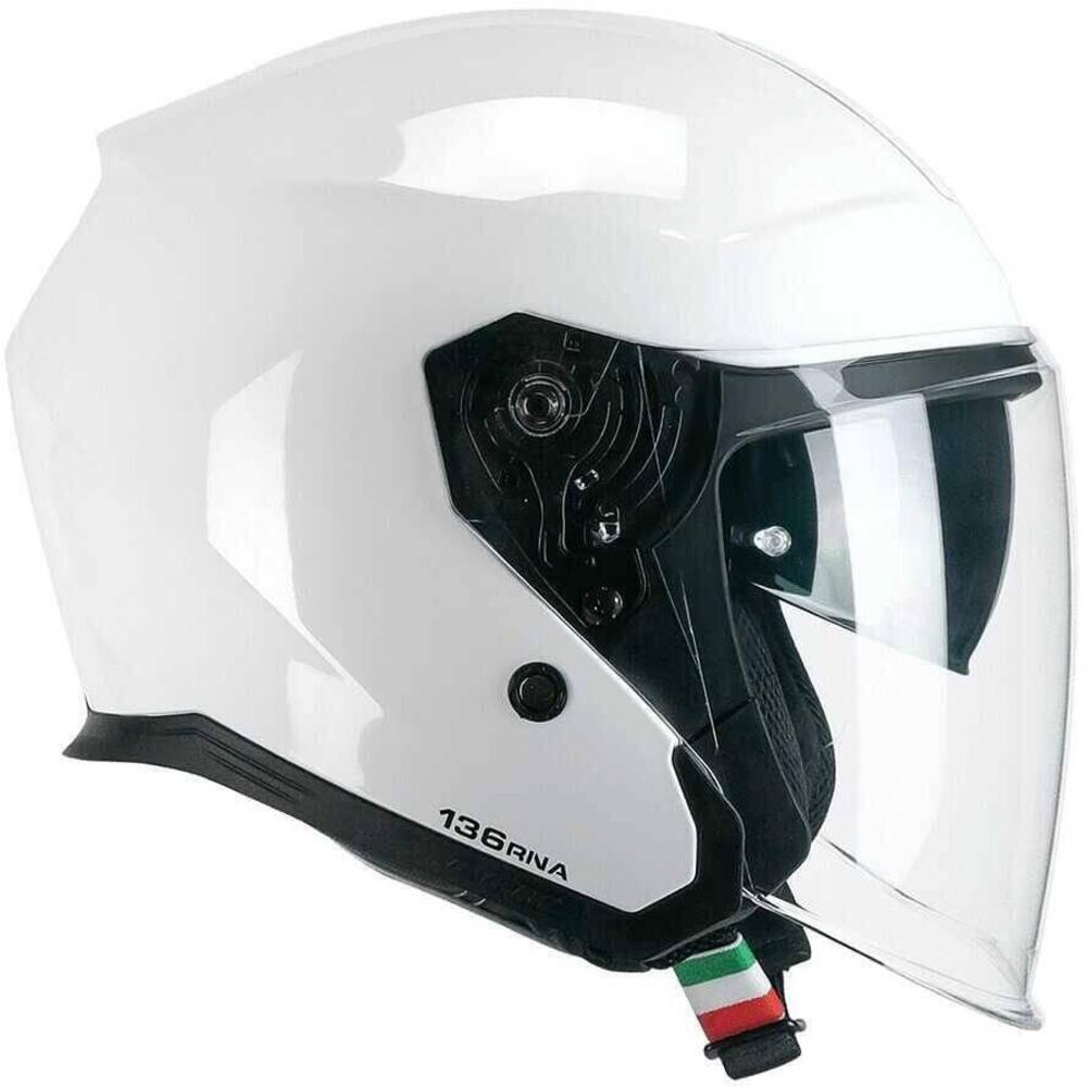 Casco jet RNA MONO bianco tg. L CGM (2)