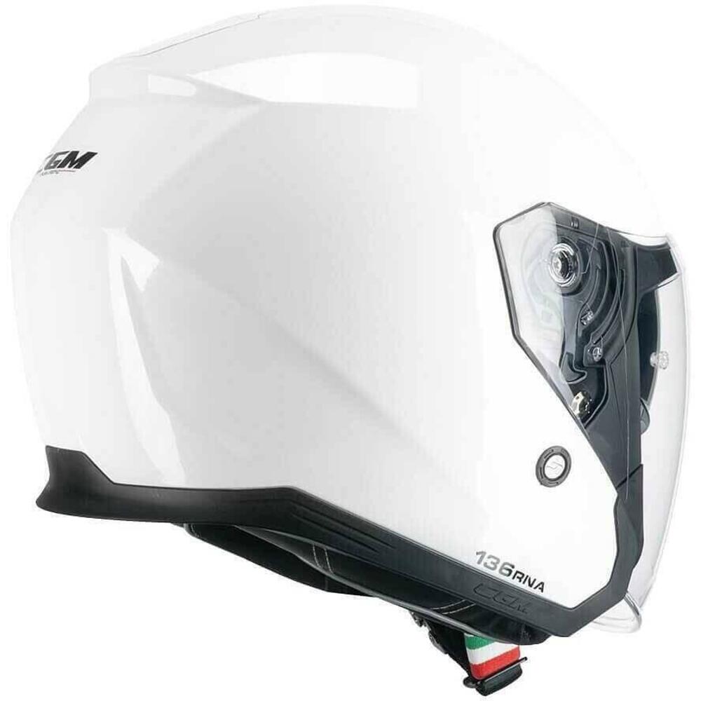 Casco jet RNA MONO bianco tg. L CGM (3)