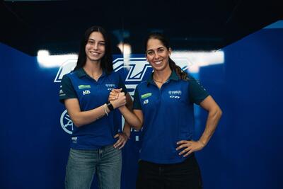 SBK. Maria Herrera con il Terra&amp;Vita GRT Yamaha WorldWCR Team