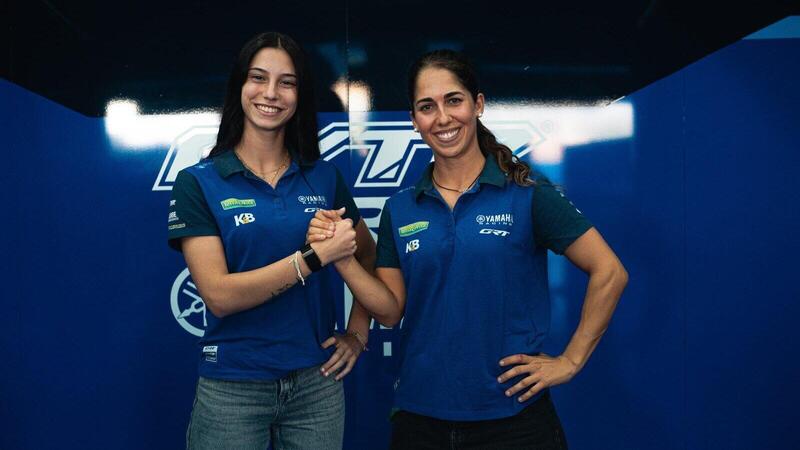 SBK. Maria Herrera con il Terra&amp;Vita GRT Yamaha WorldWCR Team