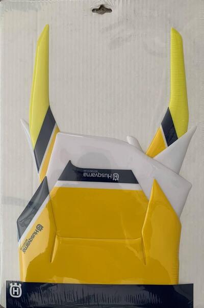 Grafiche portanumero gialle Husqvarna Cod: 2610898