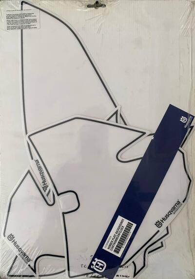 Grafiche portanumero bianche Husqvarna Cod: 813089