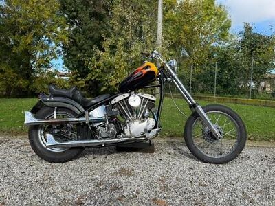 Harley-Davidson Chopper panshovel d&#039;epoca