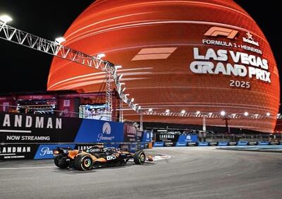 F1. GP Las Vegas 2025: Norris salva la McLaren in FP2, Antonelli incanta. Rottura del cambio per Leclerc