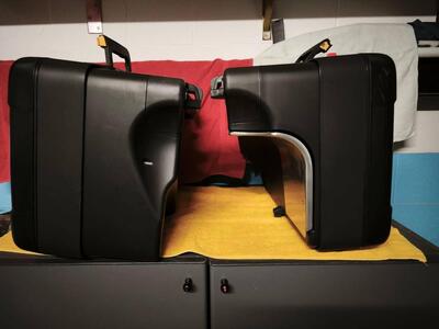 VALIGIE + TOP CASE VARIO BMW NERE