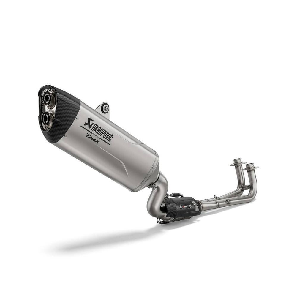 Sistema completo TMAX Akrapovič - Titanio Akrapovic