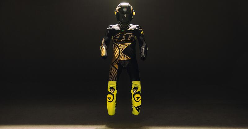 All&rsquo;asta il kit Soleluna Vale46: l&rsquo;iconico completo Dainese di Valentino Rossi per UNICEF