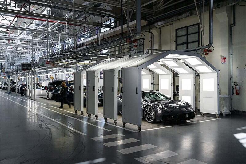 Linea di montaggio Maserati