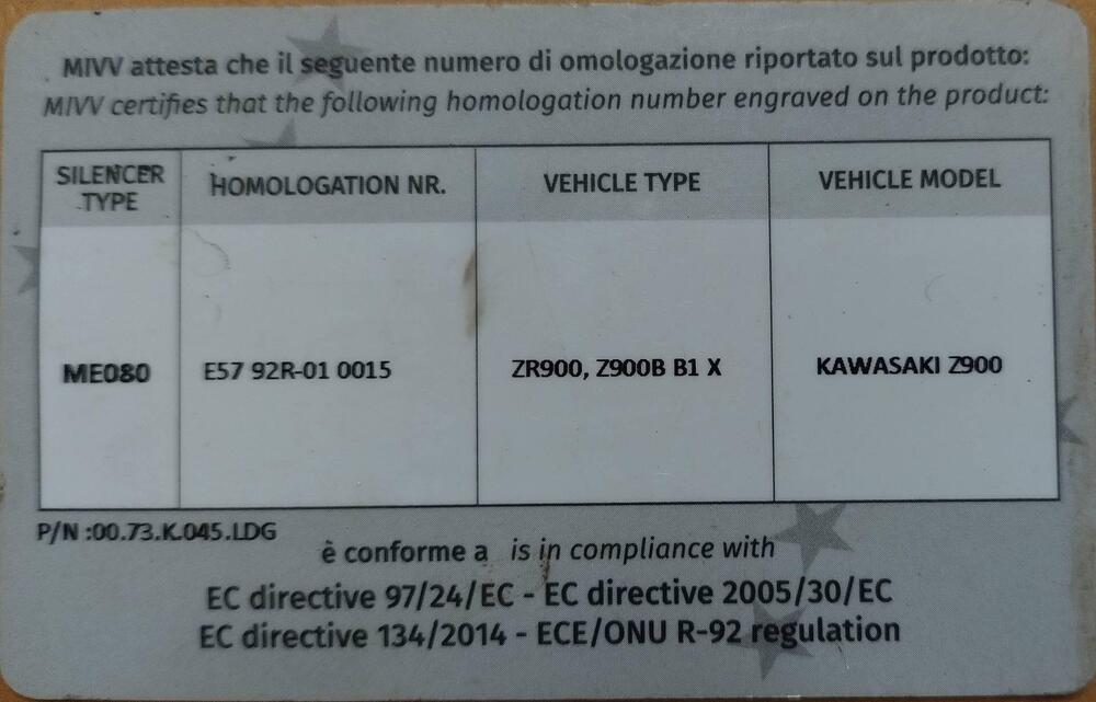 Scarico MIVV Kawasaki Z 900 2017 → 2019 (4)