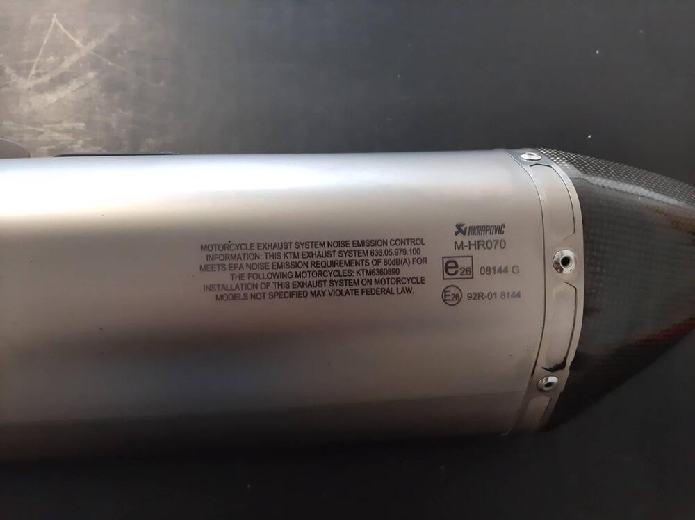 AKRAPOVIC KTM DUKE 790/890 2018-2024 (6)