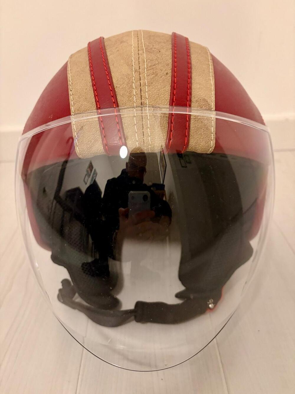 Casco BHR in pelle Royal Enfield style - XL - sett (3)