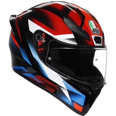 Casco Integrale AGV K1 S Fastlap Nero Rosso Blu
