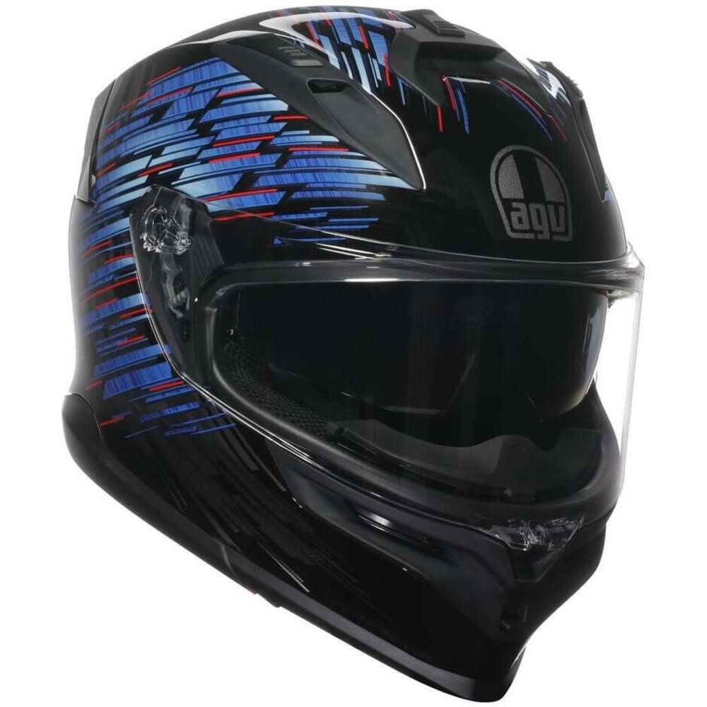 Casco Integrale AGV K7 Genisys Opaco Nero Blu Grig