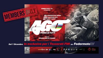 "Ago prima di tutti" arriva in streaming: il film su Giacomo Agostini esclusiva FedermotoTV