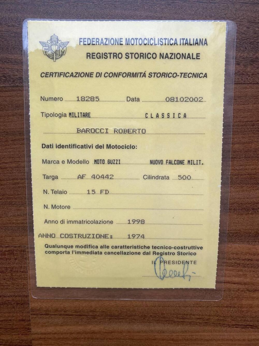 Moto Guzzi Nuovo Falcone Militare (8)