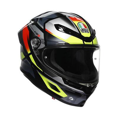 Casco Integrale AGV K6 S Erazer Nero Rosso Giallo