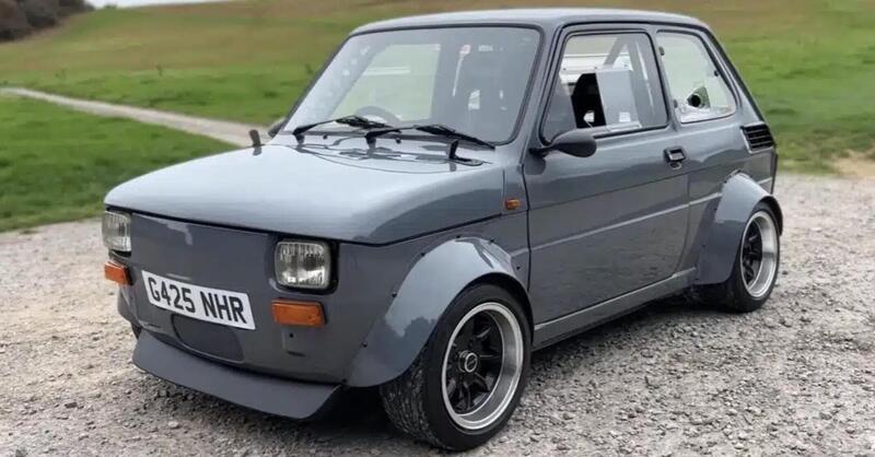 Elaborazioni estreme: Una Fiat 126 con motore BMW K75 [GALLERY]