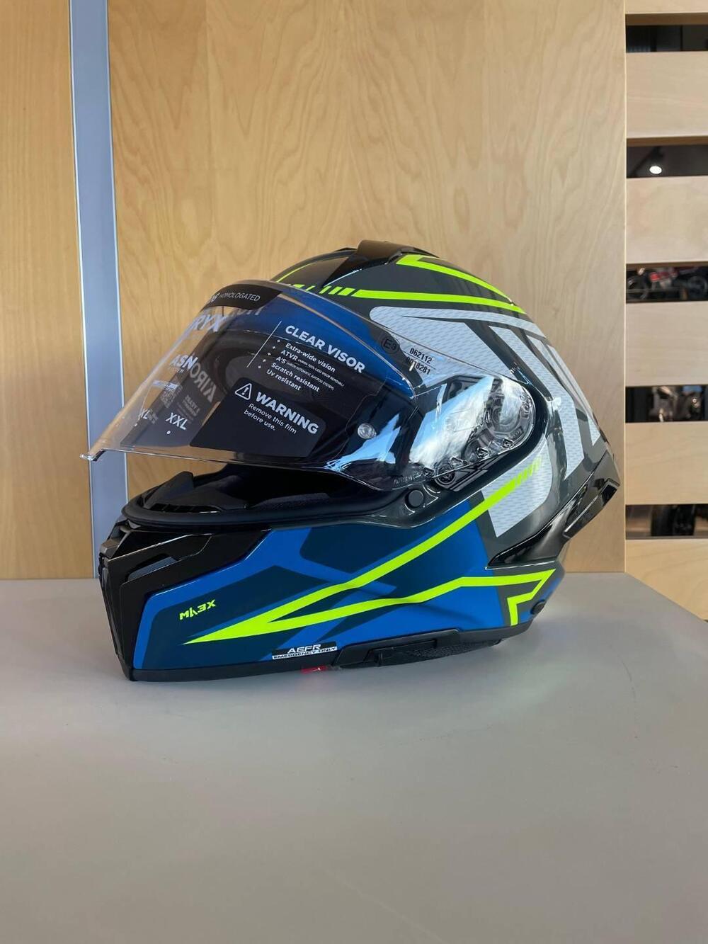 MATRIX RIDER BLUE GLOSS Airoh (2)