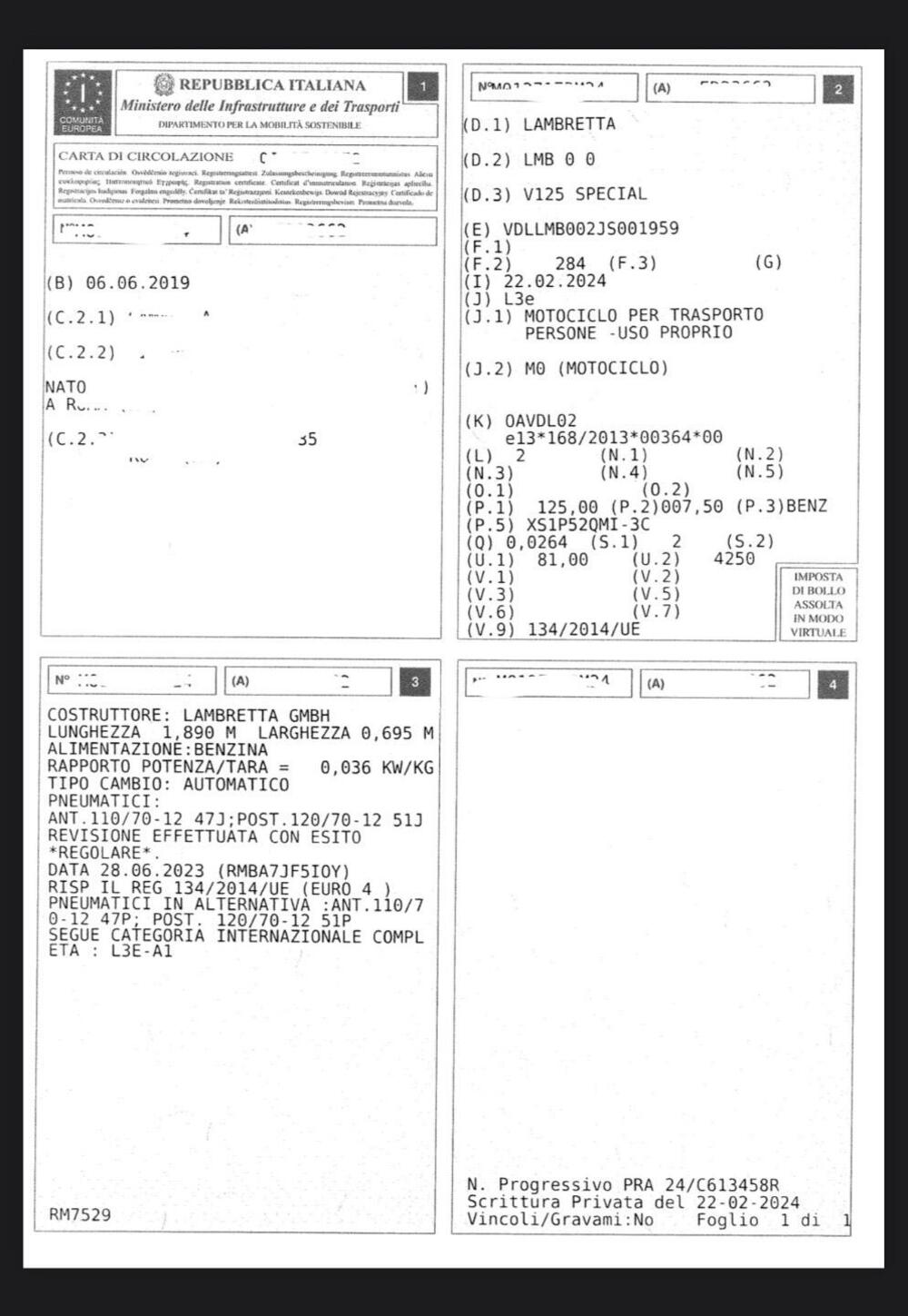 Lambretta V125 Special (2018 - 20) (6)