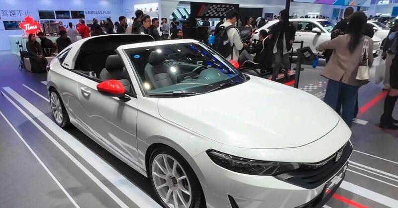 In Cina, la Honda Integra diventa Targa: arriva un concept basato sulla Civic