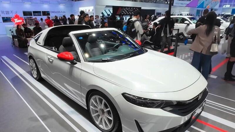 In Cina, la Honda Integra diventa Targa: arriva un concept basato sulla Civic
