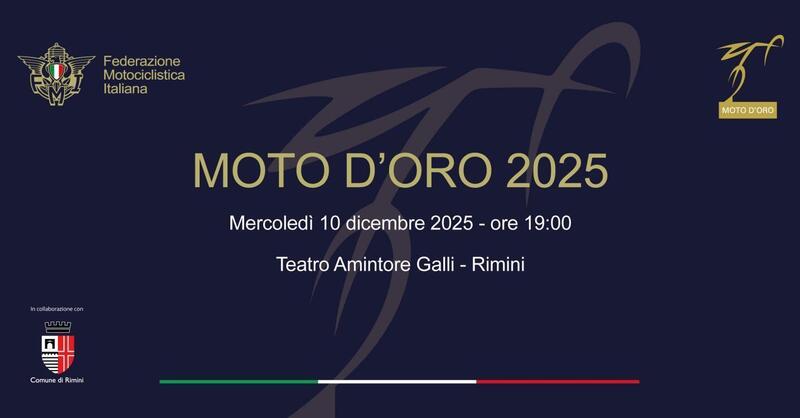 Moto d'oro Fmi, tutto pronto per la seconda edizione a Rimini: da Bezzecchi al dottor Costa, tanti ospiti