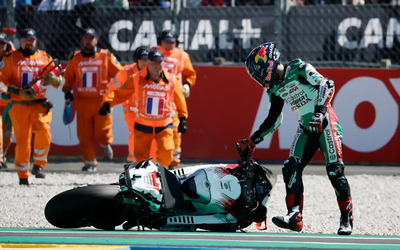 MotoGP. Le cadute nel 2025 sono state trenta pi&ugrave; dell&rsquo;anno prima
